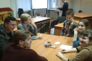 14 ноября 2017 в Институте теологии состоялся первый в этом учебном году турнир по интеллектуальной игре «Что? Где? Когда?» 14 ноября 2017 в Институте теологии состоялся первый в этом учебном году турнир по интеллектуальной игре «Что? Где? Когда?»