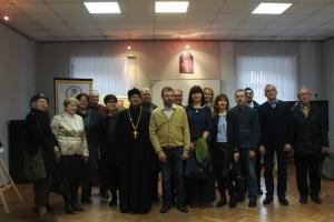 11 октября в Институе Теологии состоялось открытие выставки работ Татьяны и Андрея Косиковых.